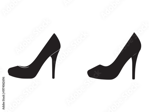 A pair of high heel shoes with a white background  high heels  shoes