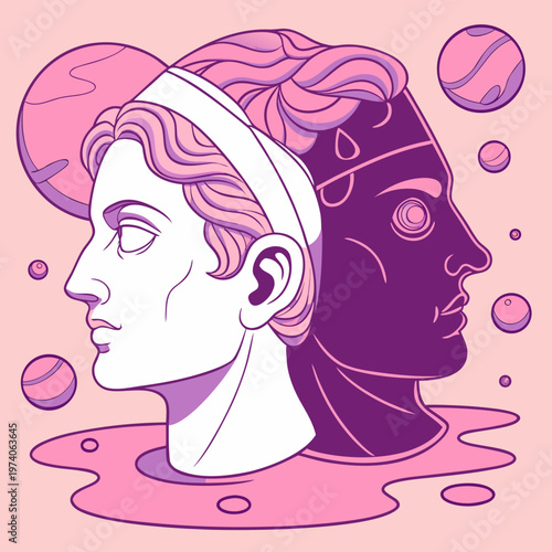 "Dual Faces of Eternity"

