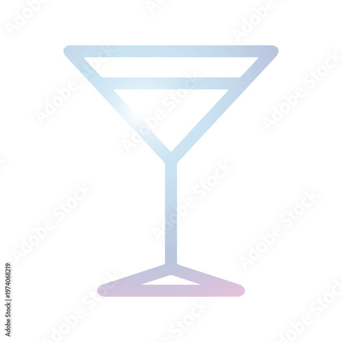 Wine glass icon design template