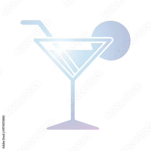 Wine glass icon design template