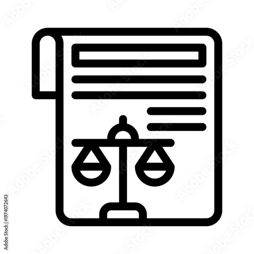 balancesheet line icon