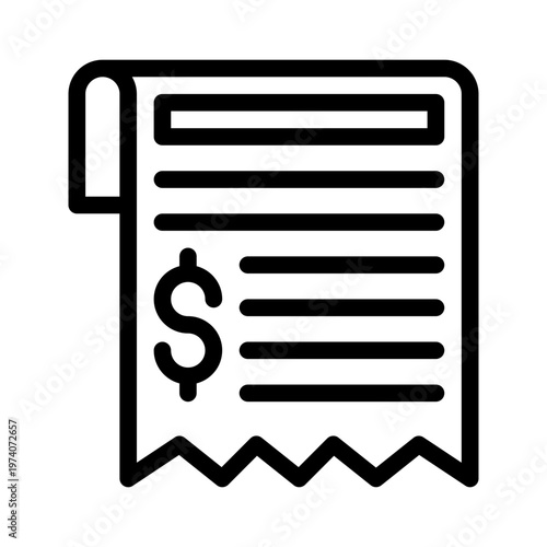 invoice line icon