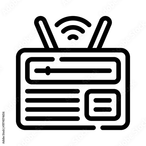 radioad line icon