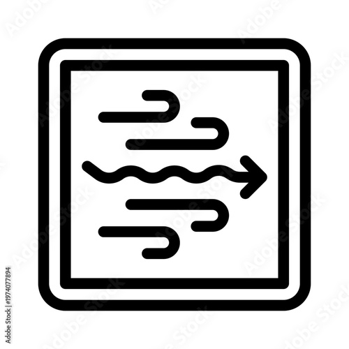 airflow line icon