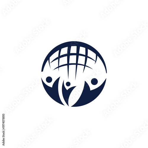 Global community logo representing unity and international cooperation.