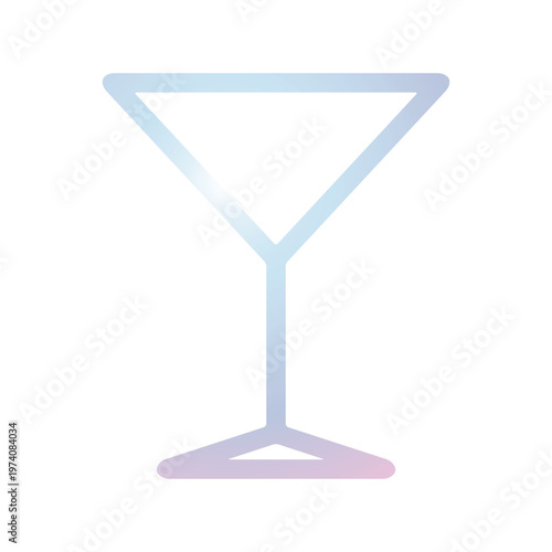 Wine glass icon design template