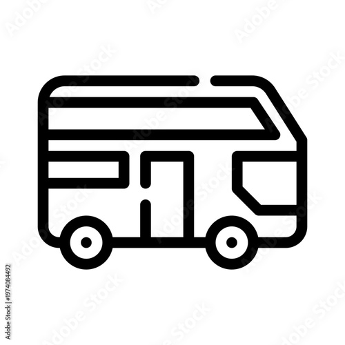 shuttlebus line icon