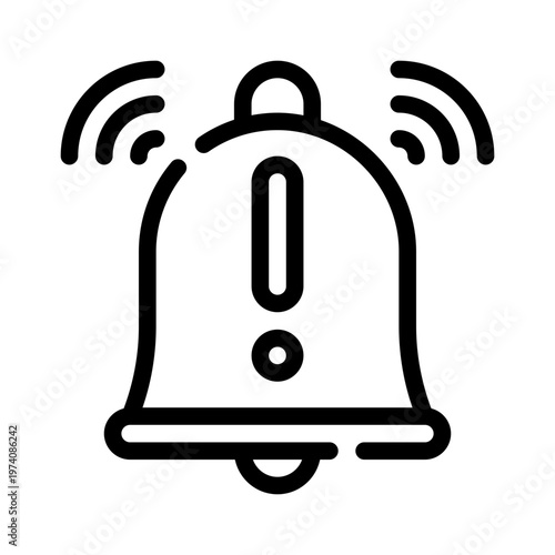bellalert line icon