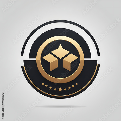Abstract geometric icons set. Modern design elements.

