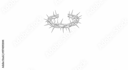Detailed thorny barbed wire closeup.