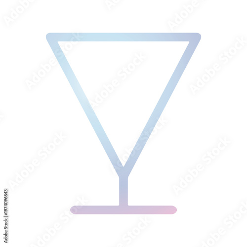 Wine glass icon design template