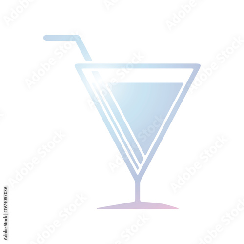 Wine glass icon design template