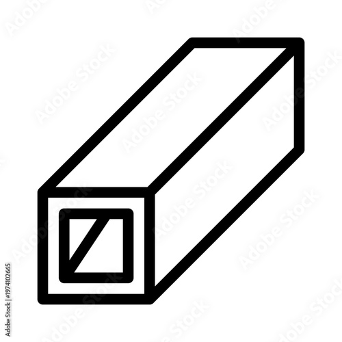 steel beam line icon