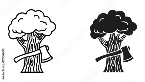 Tree Axe Icon