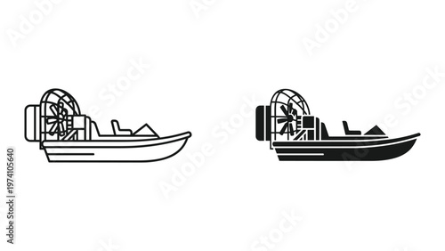 Airboat Fan Propulsion Watercraft Transportation