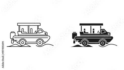 Amphibious Vehicle Travel Tourism Transportation
