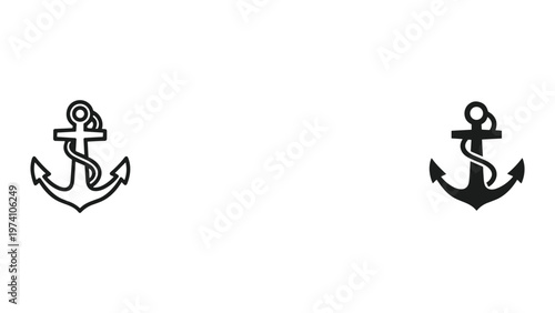 Anchor Nautical Symbol Maritime Security Stability Vector
