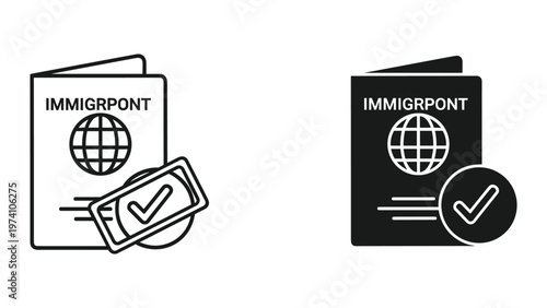 Passport Approval Stamp Travel Document