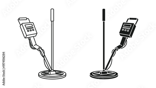 Metal Detector Tool Search Device Icon