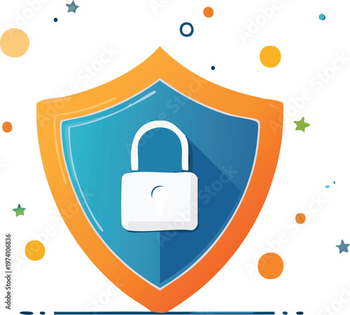 Two Factor Authentication 2FA Security Shield Icon
