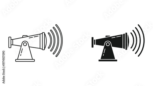 Megaphone Broadcast Signal Announcement Communication