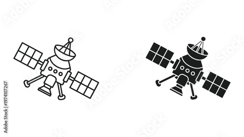 Space Satellite Orbiting Earth Communication Technology