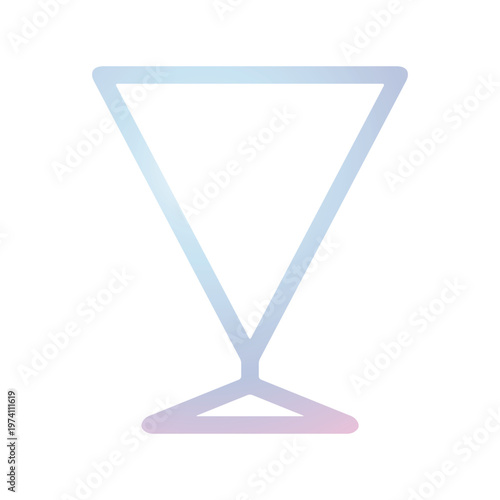 Wine glass icon design template