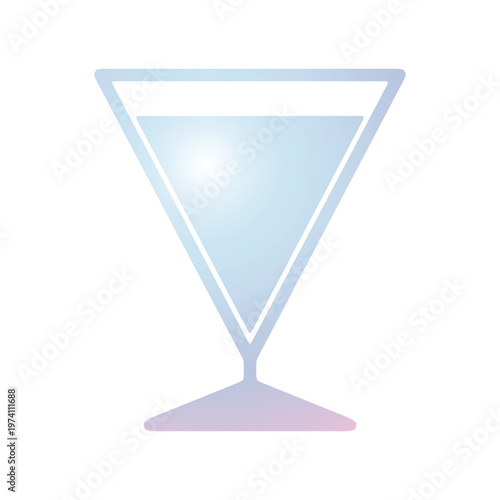 Wine glass icon design template