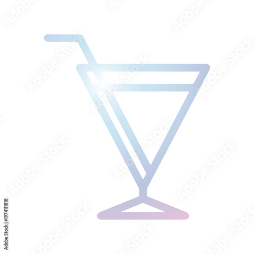 Wine glass icon design template