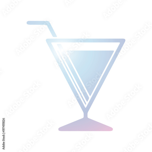 Wine glass icon design template