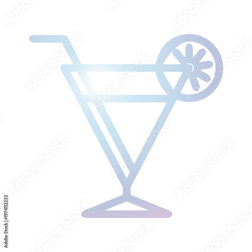 Wine glass icon design template