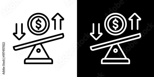 Cost Icon Set Vector Collection Isolated In Black And White