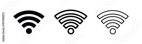Wireless Network Signal Icons Collection