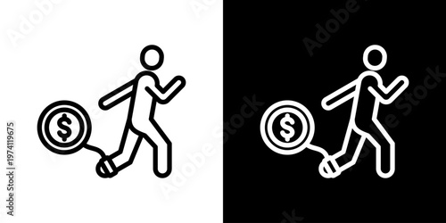 Liability Icon Set Vector Collection Isolated In Black And White