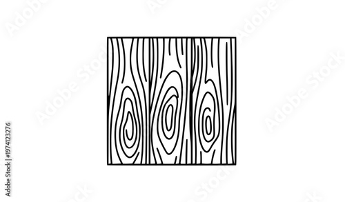 SEO-Friendly Title:
Minimalist wood floor tile icon vector for web and interior design