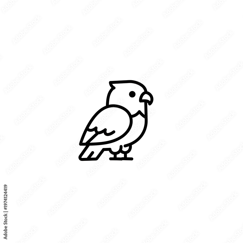 Fototapeta premium Silent Watcher's Linework