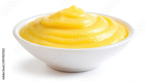 food photography of pease pudding in a bowl