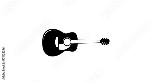 Acoustic Guitar Instrument Close Up.