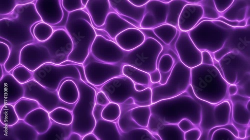 Pulsating neon energy waves abstract flowing patterns seamless loop dynamic futuristic background glowing motion design