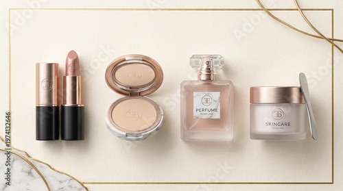 High-fashion beauty icon bundle inspired by luxury cosmetic packaging design trends