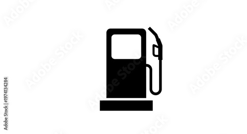 Gas Pump Fuel Station Icon.