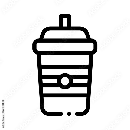drink line icon