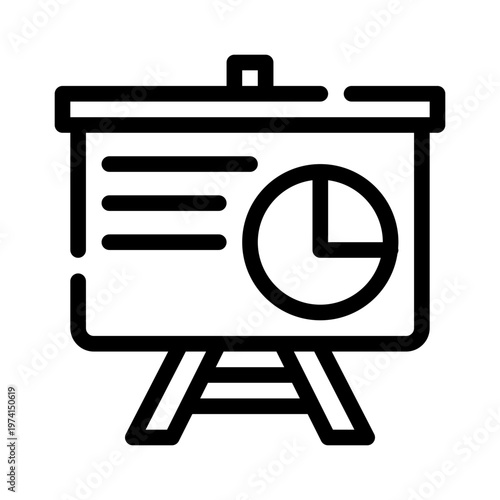 presentation line icon