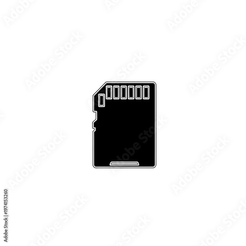 SD card memory storage device.