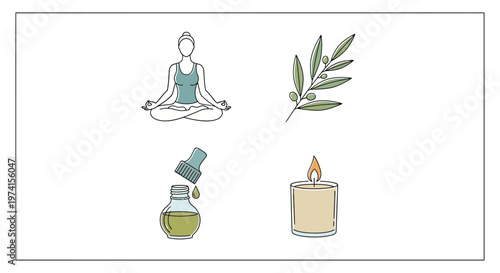 Woman in meditation yoga position.