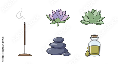 Aromatherapy objects for relaxation therapy.