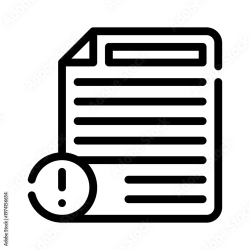 contractrisk line icon