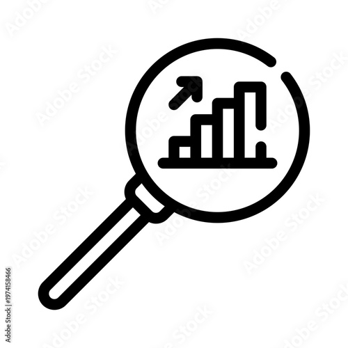 analysis line icon