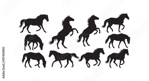 A herd of wildebeests galloping across the vast African savanna landscape