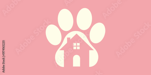Animal Shelter Logo Design Concept.